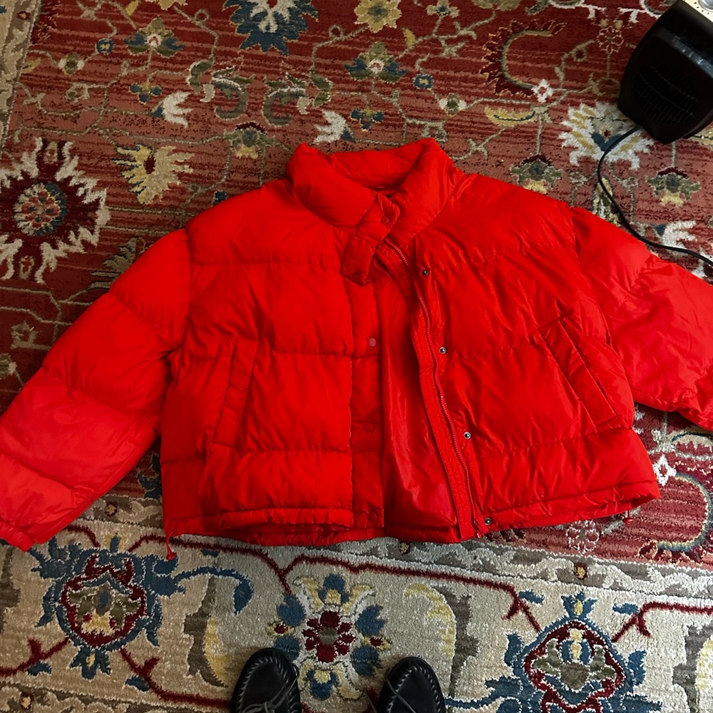 Red  Puffer Jacket